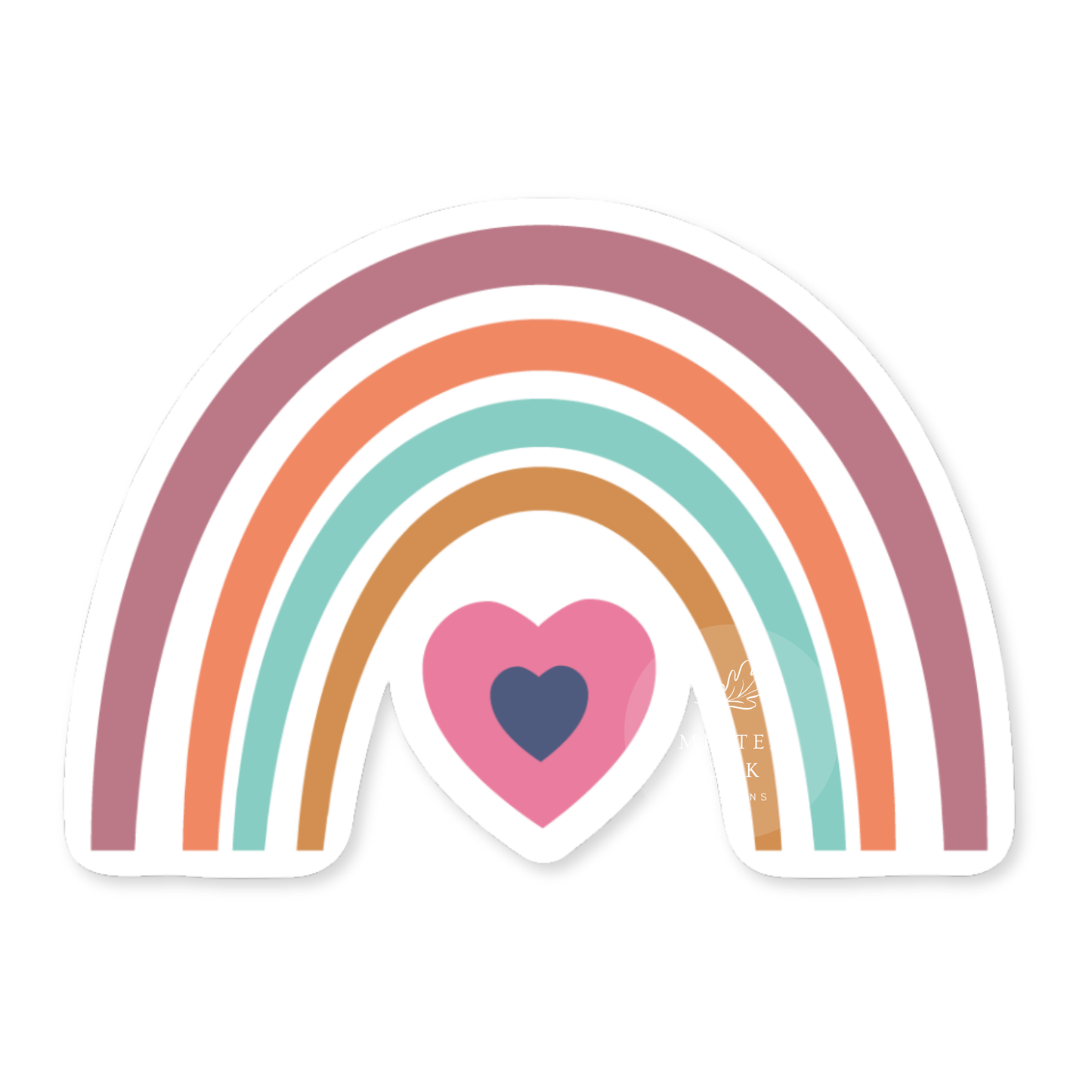 Rainbow Showers Vinyl Sticker