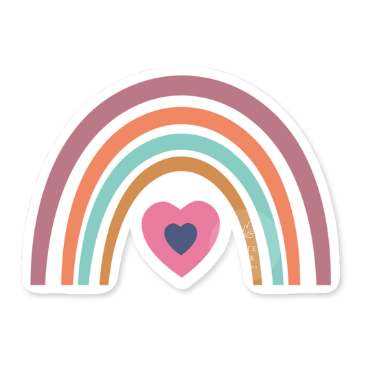 Rainbow Showers Vinyl Sticker
