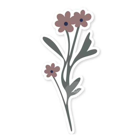 Blooming Field Vinyl Sticker