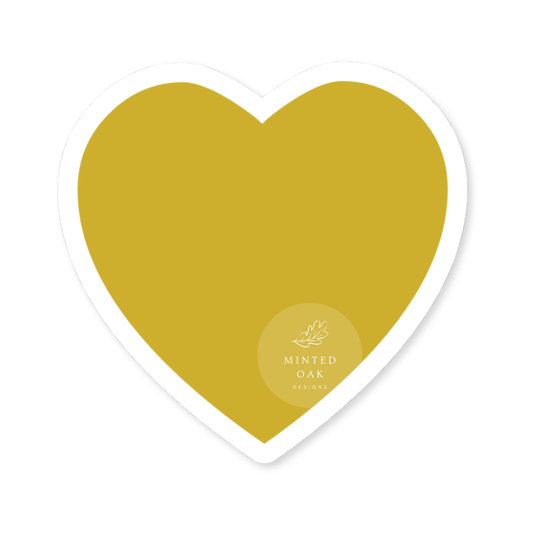 Golden Glow Vinyl Sticker