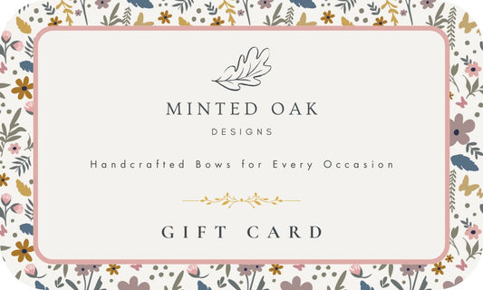 Minted Oak Designs Gift Card