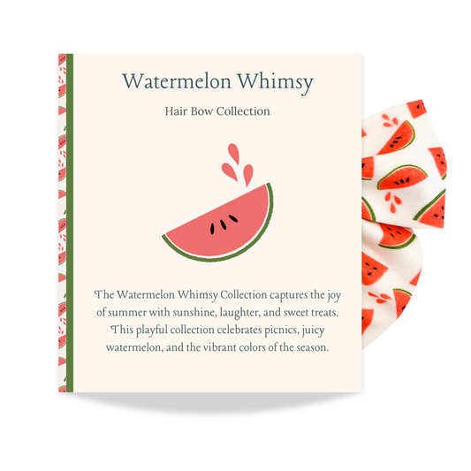 Watermelon Splash Missy Hair Bow